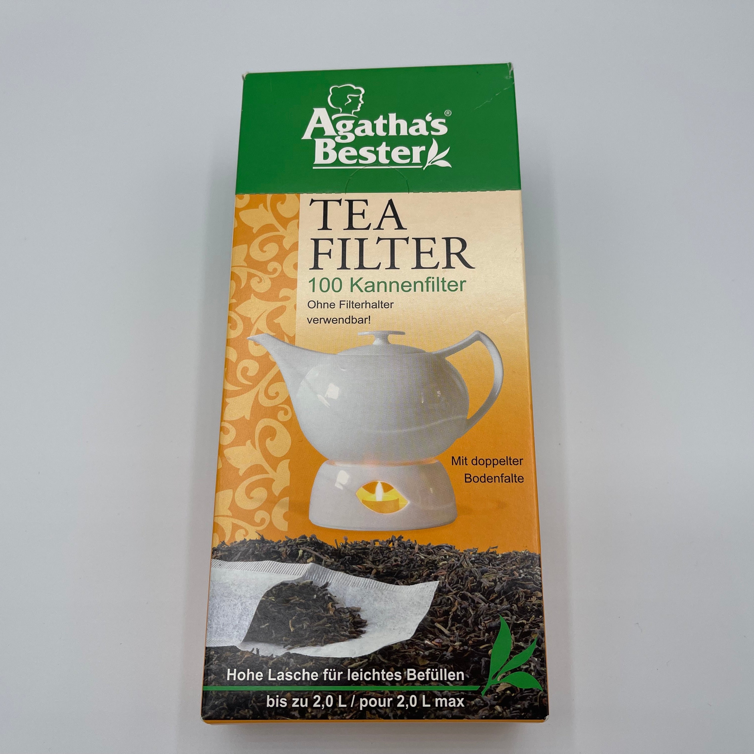 Teefilter für Kannen, Papier